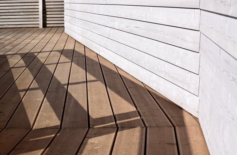 Clean azek decking