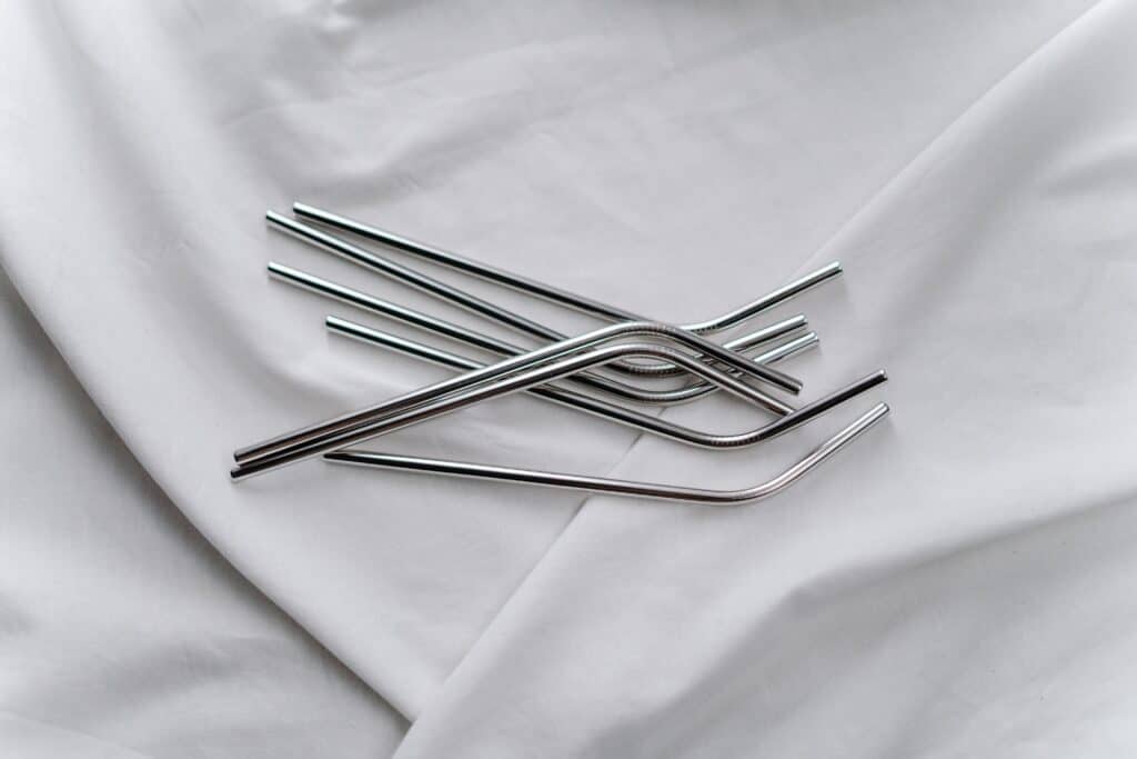 Reusable steel straws