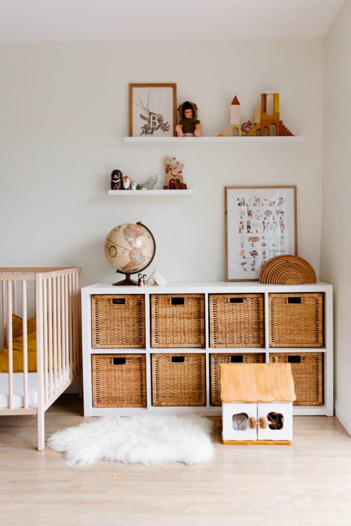 Baby room with a rug