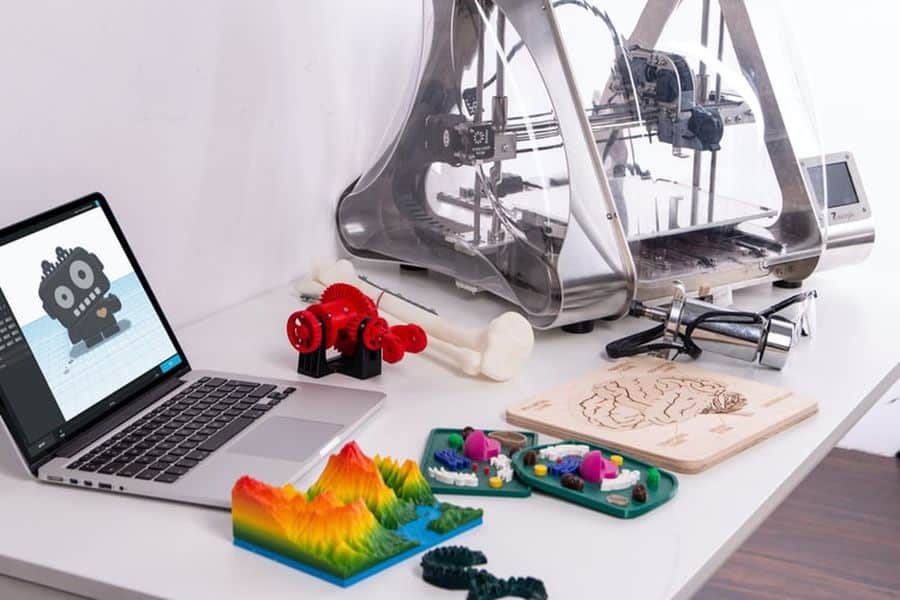 3D printer output samples
