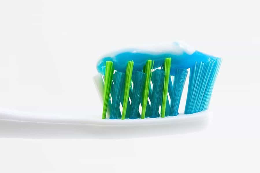 Toothbrush with toothpaste