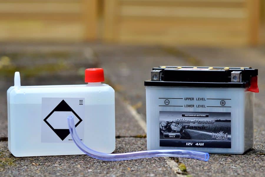 Car battery acid