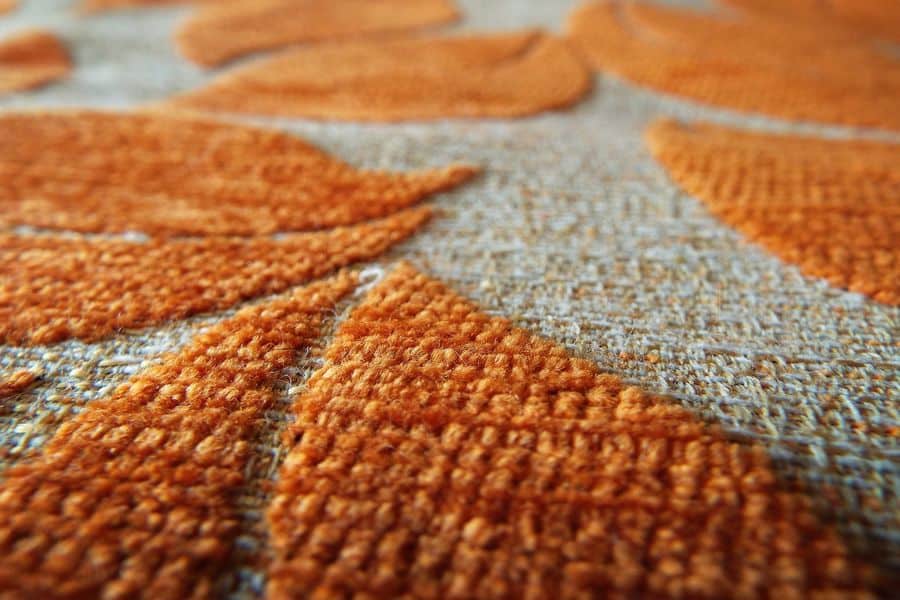 Close up of a carpet