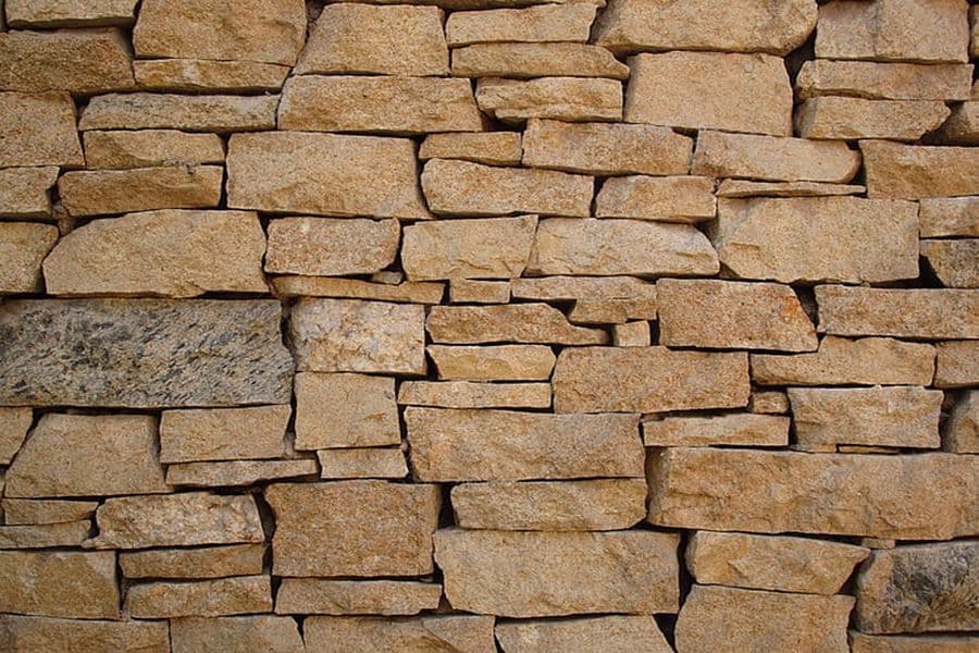 Sandstone wall