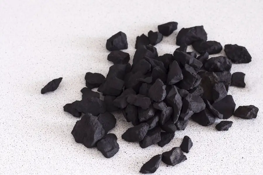 Black Shungite stones