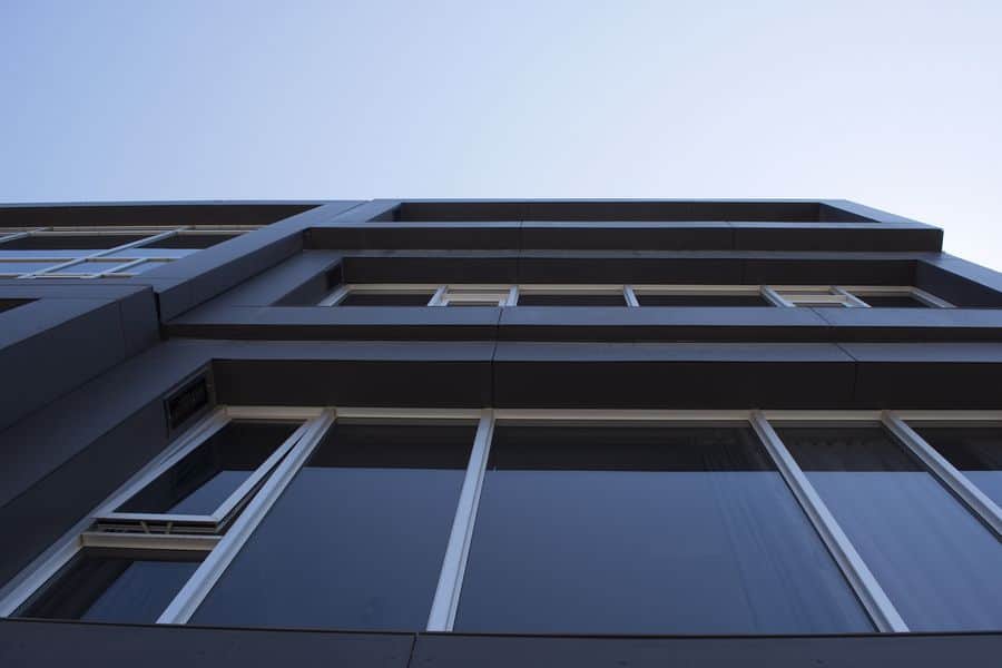 Close up of a house' windows