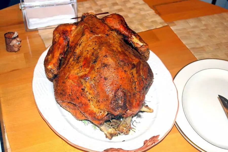 Oven roasted whole turkey