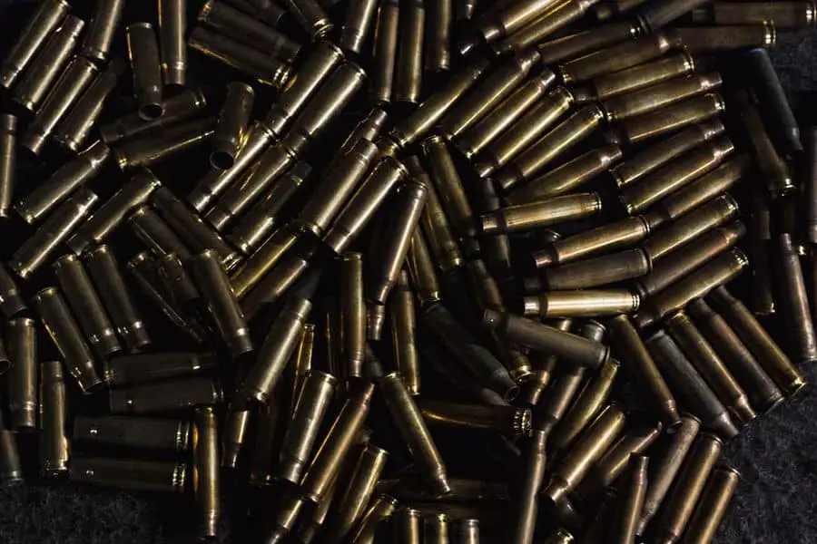 Empty bullet casings