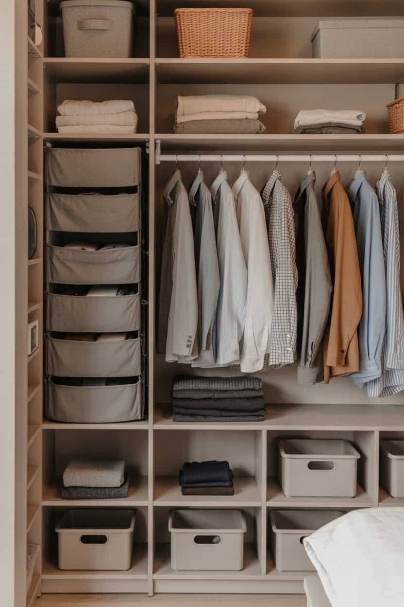 31 Must-Have Dorm Closet Organization Tips for Students | CleanerWiki