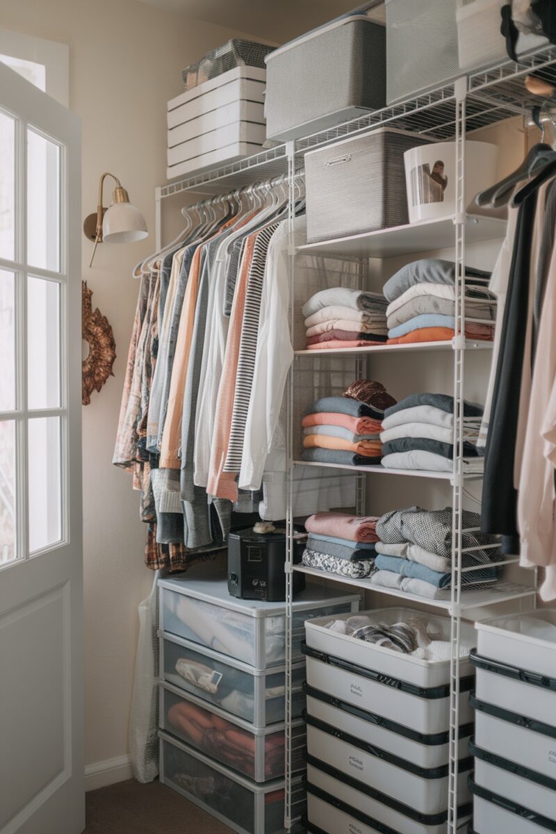 31 Must-Have Dorm Closet Organization Tips for Students | CleanerWiki